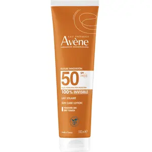 Comparateur de prix : Avène Sun Care Lotion 100% Invisible lait solaire waterproof SPF 50 100 ml