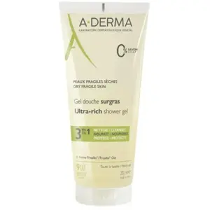 ADERMA A-DERMA Les indispensables - Gel douche surgras tube 200ml pas cher