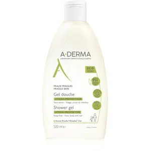 Comparateur de prix : A-Derma Hydra-Protective gel douche extra-doux format familial 500 ml
