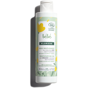 Comparateur de prix : KLORANE - Huile bébé polyvalente au calendula bio 200 ml de huile