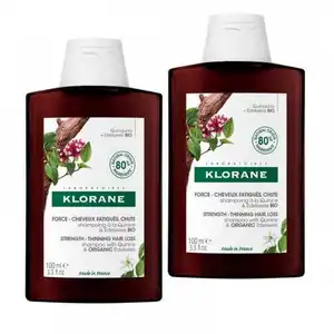 Klorane Shampoing Quinine Bio 2x400Ml