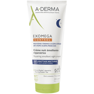 Comparateur de prix : Aderma Exomega Crème Emolliente Anti Grattage Nuit 200Ml