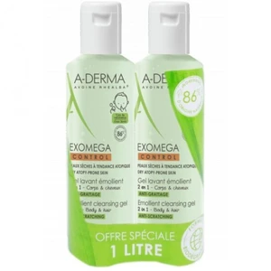 A-Derma exomega control gel lavant emollient corps et cheveux 2 en 1 2...Vendu parparasanteonline