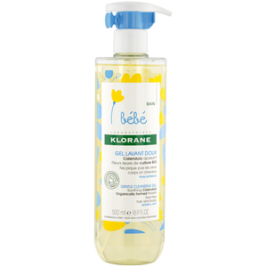 Comparateur de prix : Klorane Bébé Calendula gel lavant doux pour bébé avec pompe doseuse 500 ml