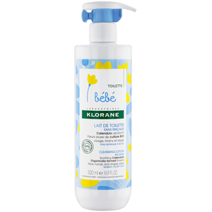 Comparateur de prix : Klorane - Lait de toilette sans rinçage Crèmes et huiles bébé 500 ml unisex