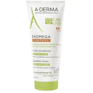 A-Derma Exomega Control crème émolliente anti-grattage 200ml pas cher