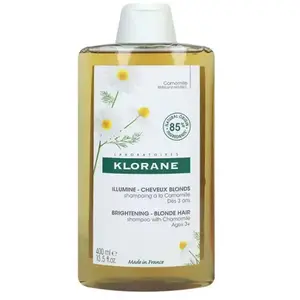 Comparateur de prix : KLORANE - Le shampoing à la camomille nettoie et illumine 400 ml