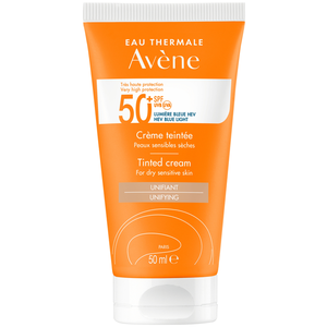 Comparateur de prix : Avène Solaire - Crème Teintée Spf50+ UVB UVA Lumière Bleue HEV Avec Parfum