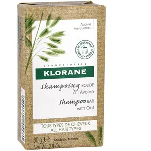 Comparateur de prix : Klorane Shampoing Solide Extra-doux au lait d’Avoine - Tous types de cheveux 80gr