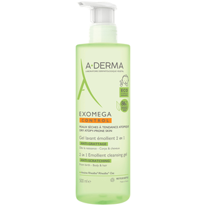 Comparateur de prix : Aderma Exomega Control Gel Lavant Emollient Anti-Grattage 500ml