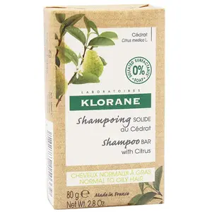 Comparateur de prix : Klorane Shampoing Solide au Cédrat - Shampoing pour cheveux normaux à gras 