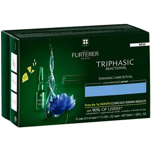 Comparateur de prix : Rene Furterer Triphasic Anti-Hair Loss Rf80 Treatment 12 Vials