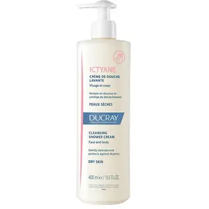 Ducray Ictyane crème nettoyante pour peaux sèches à très sèches 400 ml
