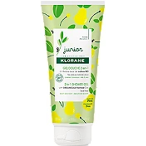 Klorane junior gel douche 2-en-1 poire corps et cheveux 200ml