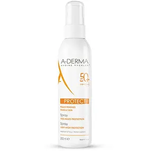 Comparateur de prix : A-DERMA - Protect Spray solaire SPF50+ Protection solaire 200 ml unisex
