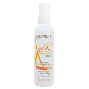 Protections solaires A-Derma Protect Kids Spray Solar Infantil Spf50+ pas cher