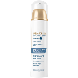 Ducray Melascreen Photo-vieillissement Crème de Nuit Anti-âge Taches brunes pas cher