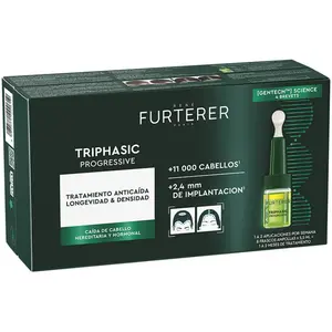 René Furterer Triphasic Progressive, sérum antichute, coffret 8 flac.