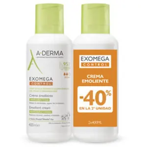 A-Derma Exomega Control crème émolliente pack 2 x 400 ml pas cher