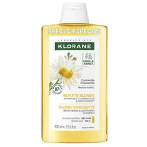 Klorane Shampoing éclaircissant à la camomille pour reflets blonds 400 ml pas cher