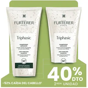 Comparateur de prix : Rene Furterer Shampooing ANTI-CHUTE Triphasique Lot 2 x 200 ml