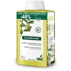 Comparateur de prix : Klorane A La Cidra champú ligero para cabello normal/graso duo 2 x 400 ml