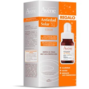 Avène Pack Antiedad Solar con Color 50 ml + Sérum Vitamin Activ Cg 10ml pas cher