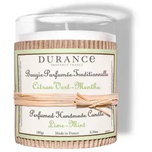 DURANCE Bougie Parfum Citron Vert Menthe