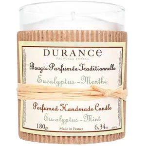 DURANCE Bougie parfumée - eucalyptus menthe - 180gr pas cher