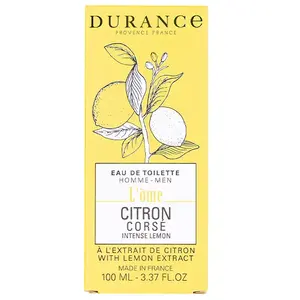 Durance Eau de toilette Citron Corsé à l'extrait de Citron 100 mL pas cher