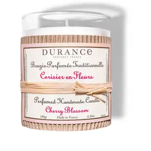 Bougie parfumée traditionnelle Cerisier en Fleurs - Durance pas cher
