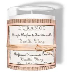 Bougie artisanale parfumée Durance 180gr Vanille pas cher