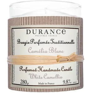 DURANCE Bougie artisanale parfumée camélia, 280 gr