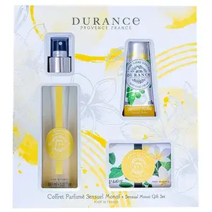 Durance Coffret Parfumé Sensuel Monoï 2023 Eau fraîche 100 mL, Savon 1... pas cher
