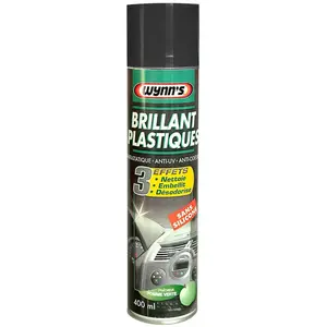 Wynns - Brillant plastiques voiture sans silicone Pomme 400ml Wynn's pas cher