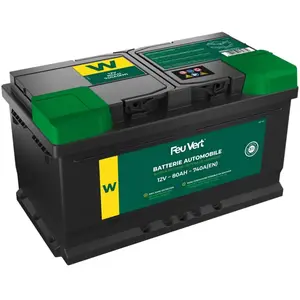 Batterie Voiture Feu Vert W - 80ah / 740a - 12v pas cher