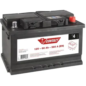 Batterie Voiture Contact N°4 - 60ah / 560a - 12v pas cher