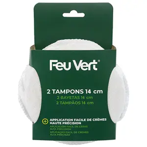 Lot De 2 Tampons Applicateurs De Crème Feu Vert pas cher