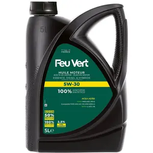 Huile Moteur Feu Vert 913d Essence/diesel 5w30 5l pas cher