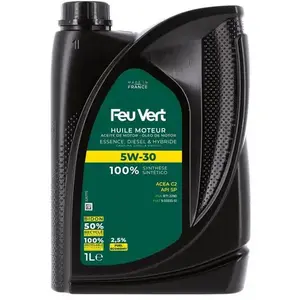 Huile Moteur Feu Vert Psa2290 5w30 1l pas cher