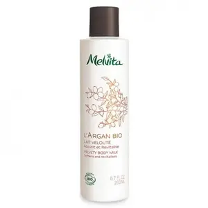L'argan Bio Lait velouté - Melvita Huile, lotion et crème corps 200 ml pas cher