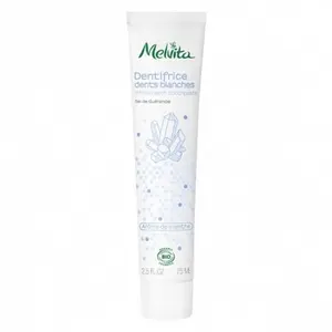 MELVITA Hygiène - Dentifrice dents blanches arôme menthe 75ml pas cher