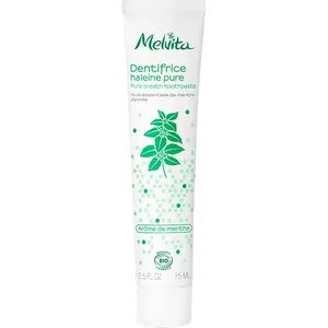 Comparateur de prix : Melvita - Dentifrice haleine pure BIO arôme de menthe 75 ml - Melvita