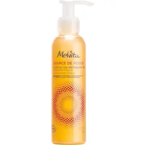 Comparateur de prix : MELVITA Source de roses - Huile lactée démaquillante flacon 145ml