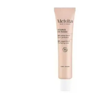 Melvita Source de Roses BB Crème Soin Perfecteur Teinte Dorée Bio 40ml pas cher