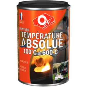 OXI Peinture haute température 250 ml - Ton: Blanc satinVendu parcdiscount