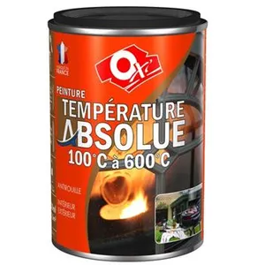 OXI - Peinture haute température 250 ml - Ton: Métal