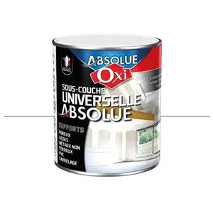 Comparateur de prix : OXI Sous-couche universelle 1L Extérieur/Intérieur Blanc Mat