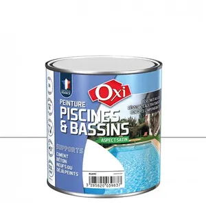 Comparateur de prix : Peinture piscine - OXI - 0.5 L - Blanc - Satiné - Spécifique - Bicouche