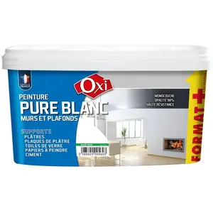 OXI Pure blanc murs et plafonds satin 3lVendu paramazon